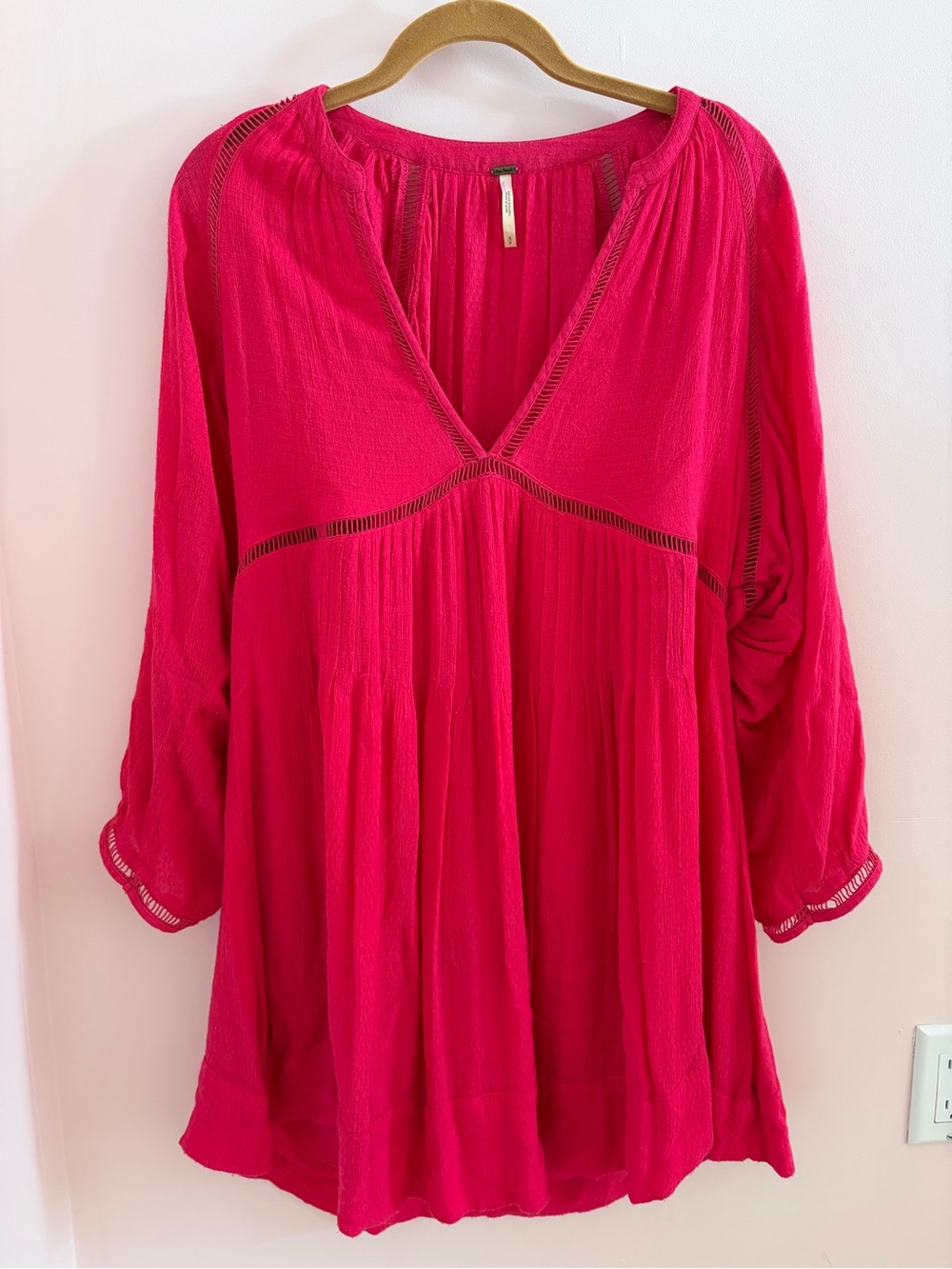 Free People flowy pink dress